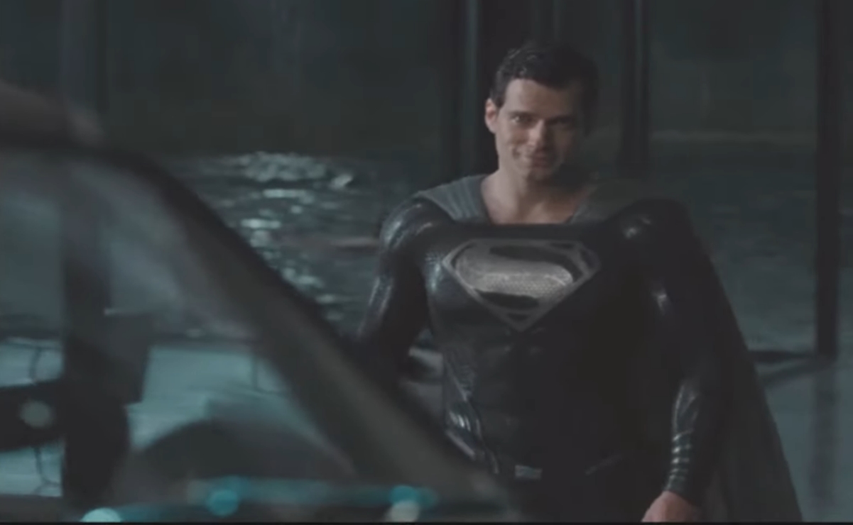 El Snyder Cut de Justice League muestra a Superman de negro 