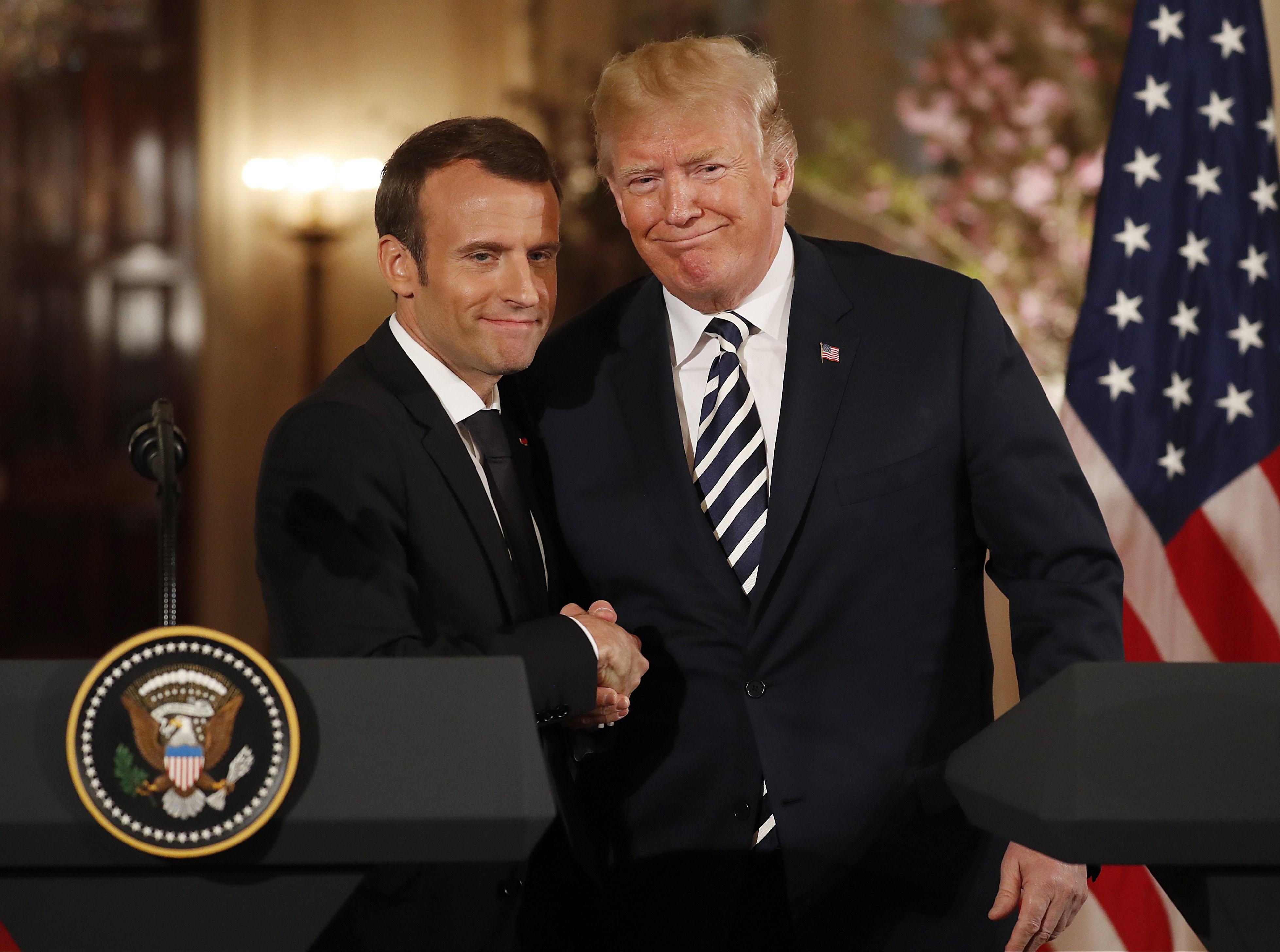 Macron afirma que desea trabajar con Trump "un nuevo acuerdo sobre Irán"