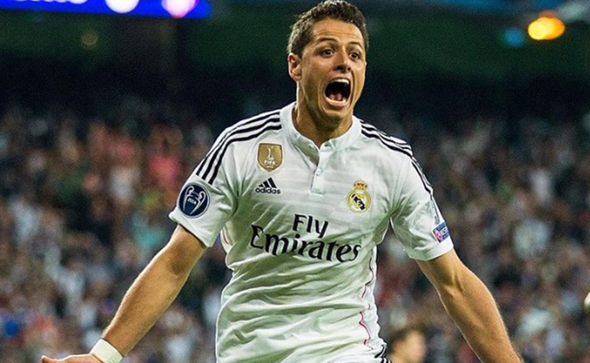 El día que Álvaro Fidalgo celebró un gol de Chicharito Hernández en el Real Madrid  