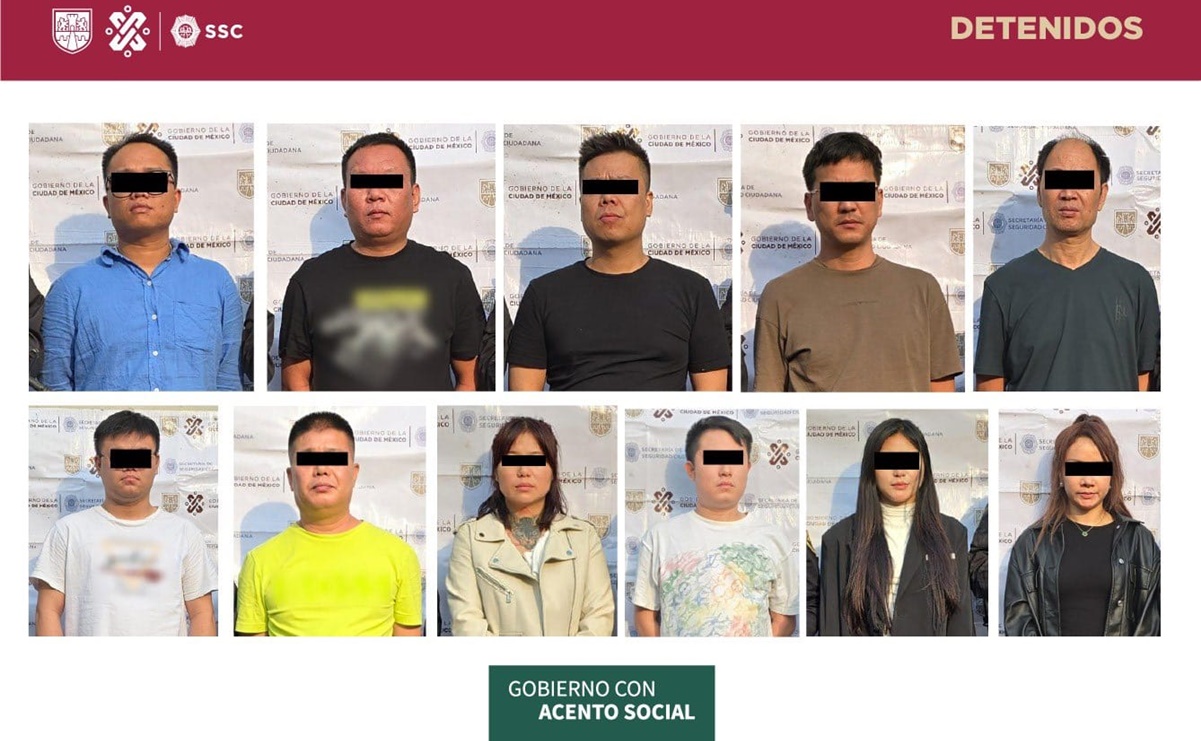 Detienen a 11 chinos durante cateo en inmueble de la Cuauhtémoc relacionado con explotación sexual