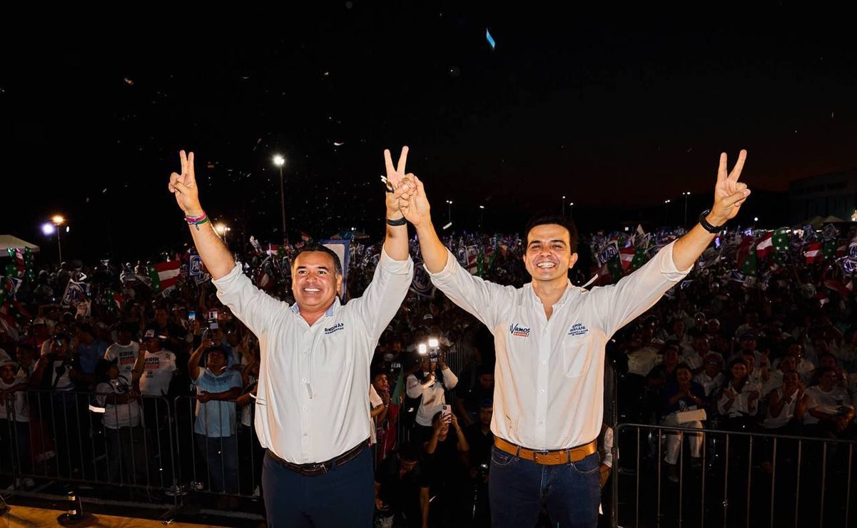 Renán Barrera realiza su cierre de campaña en Yucatán; pide "voto masivo" el próximo 2 de junio