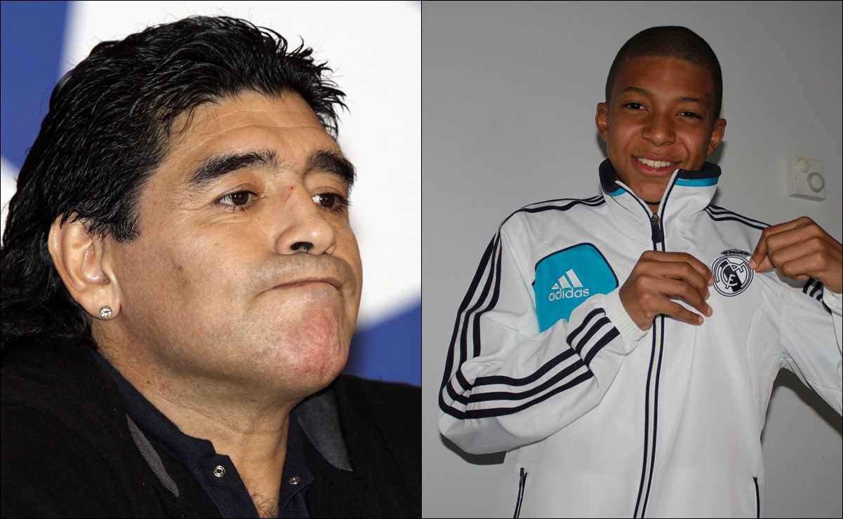 VIDEO: Diego Armando Maradona le sugirió a Florentino Pérez contratar a Kylian Mbappé