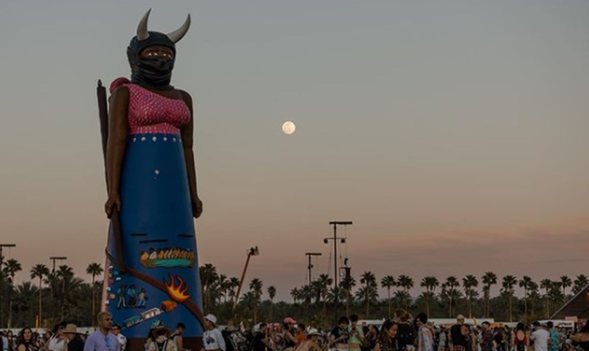 Coachella también es un festival de arte y este año exhiben una escultura mexicana
