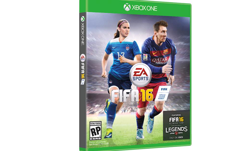 Alex Morgan y Messi, juntos en la portada de FIFA16