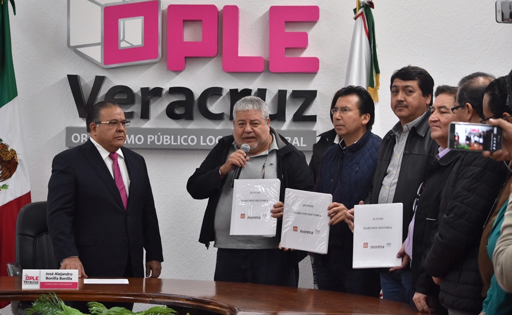 Morena solicita registro para coalición electoral en Veracruz