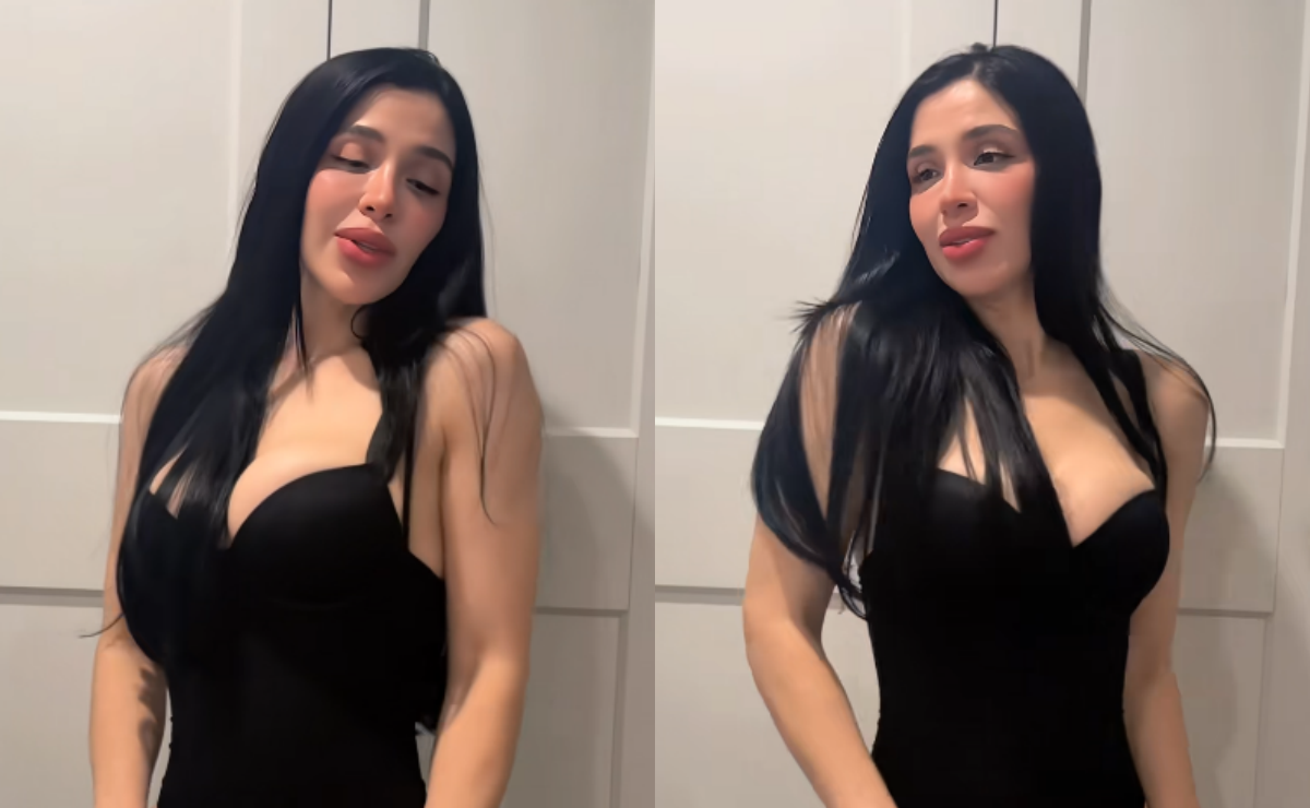 Emma Coronel enciende las redes con video en bodysuit y figura de impacto. Foto: TikTok