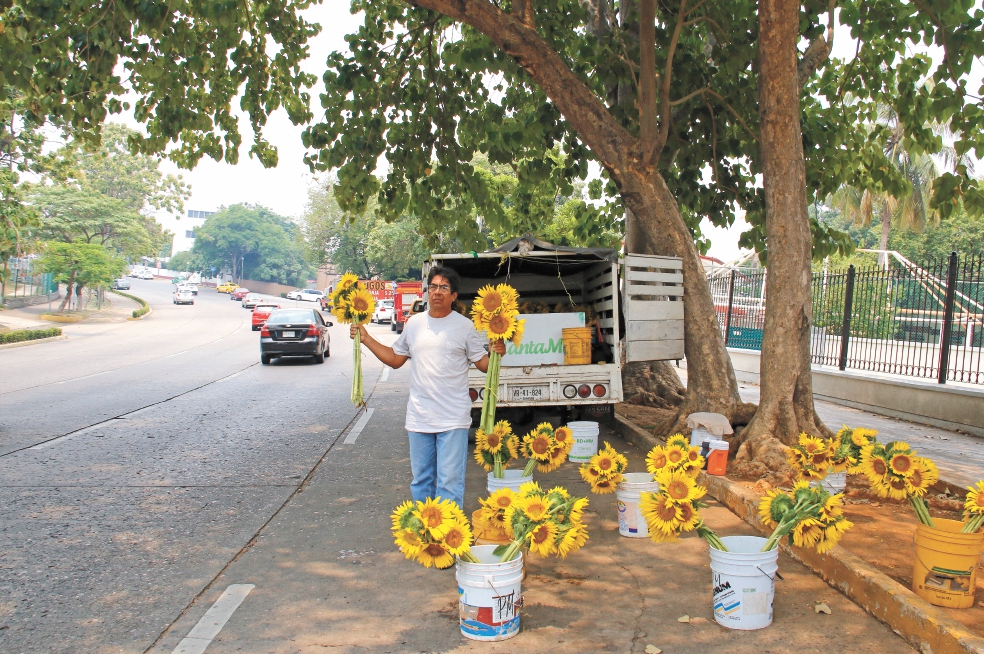 Exchofer de AMLO ahora vende flores y espera justicia de la 4T