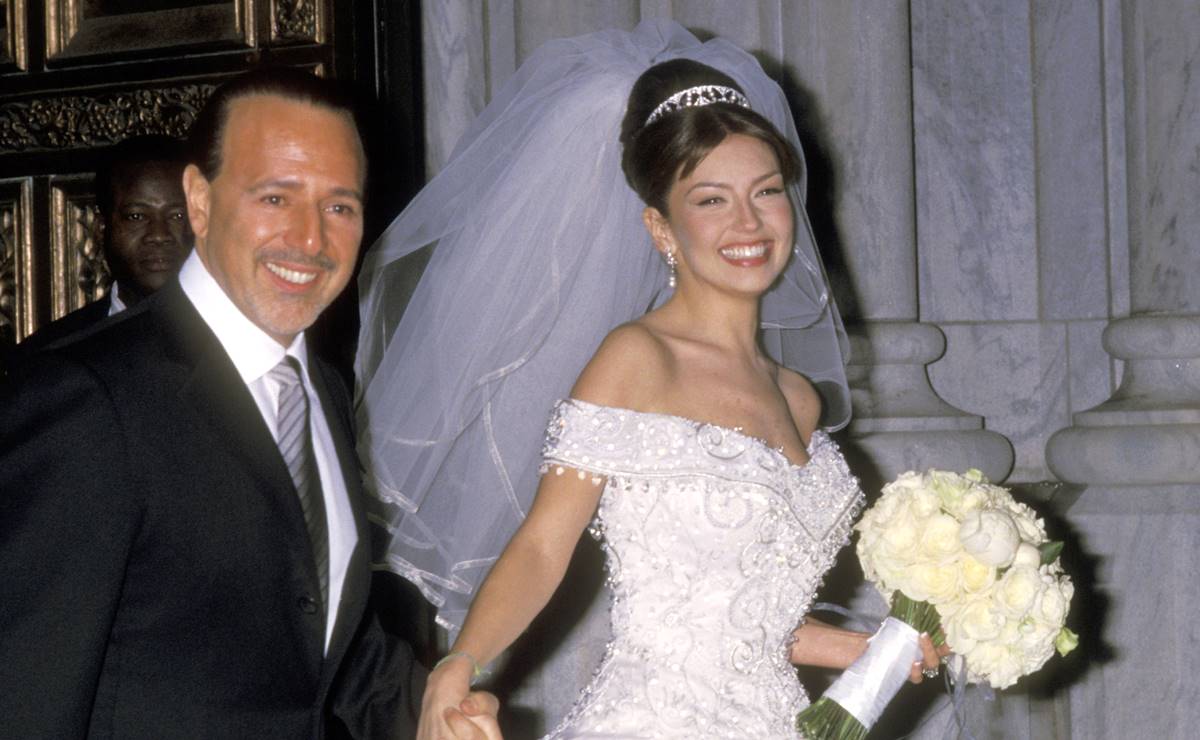 Thalía y Tommy Mottola celebran 20 años de matrimonio