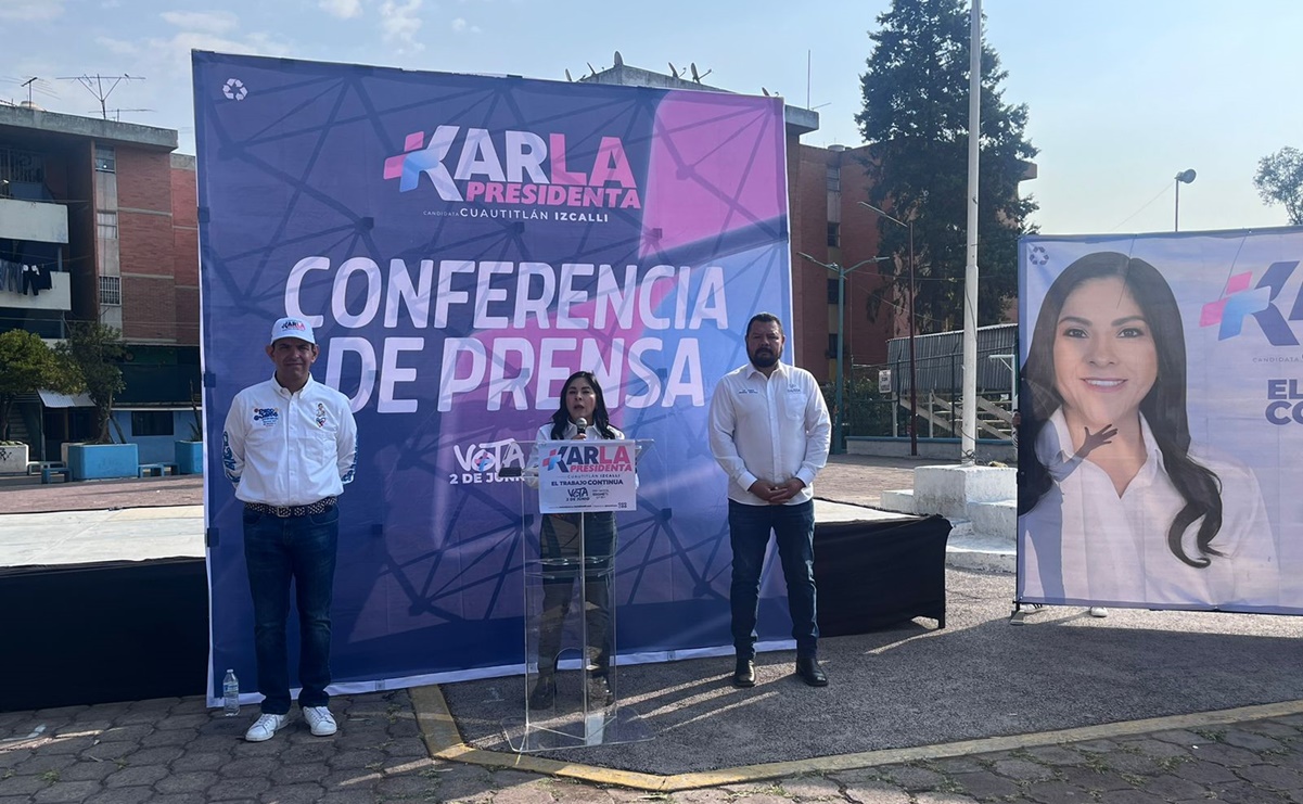 “Me siento segura aquí", afirma Karla Fiesco, candidata a presidenta municipal de Cuautitlán Izcalli; no pedirá protección