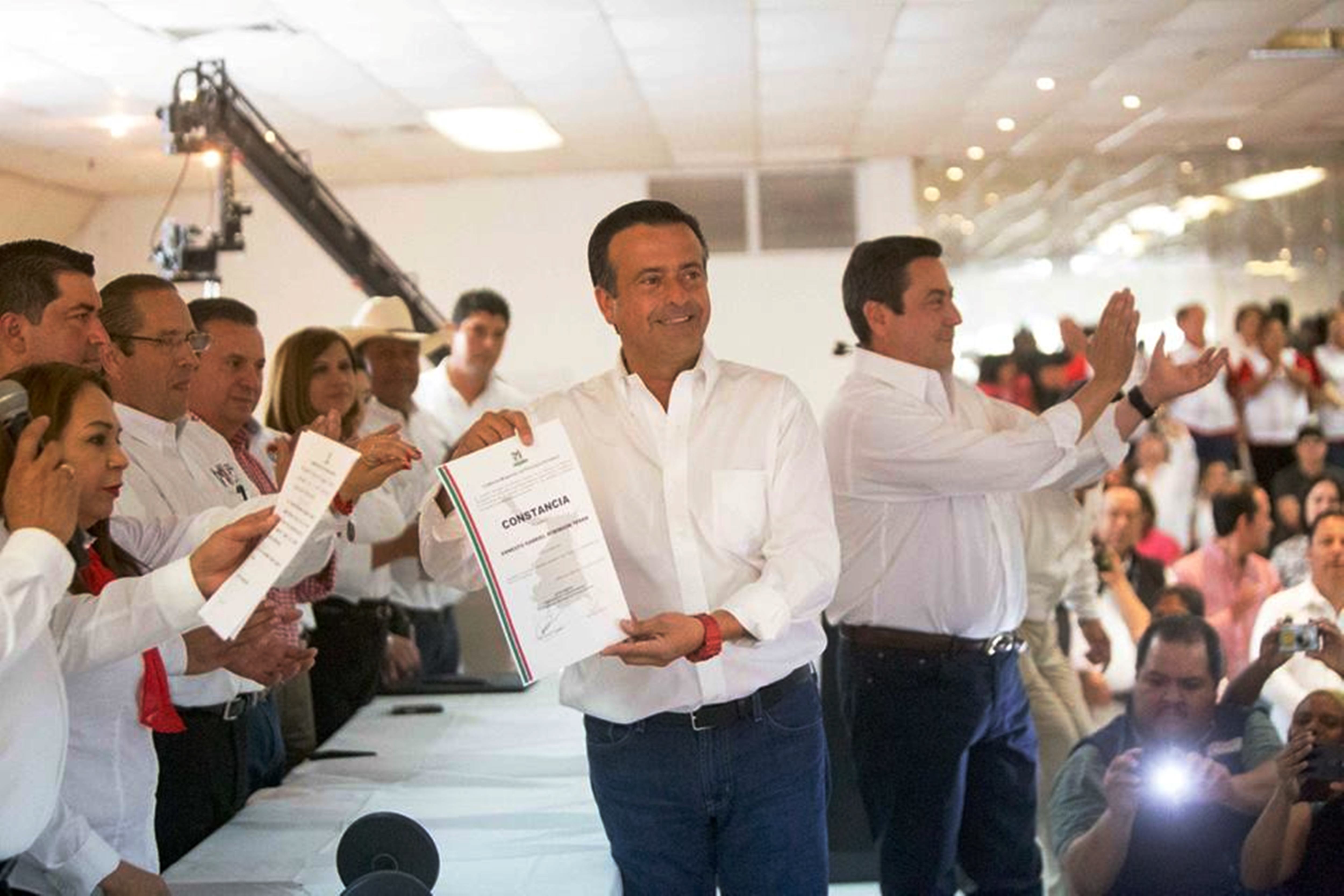 Rinde protesta Ernesto Robinson como candidato del PRI en Reynosa