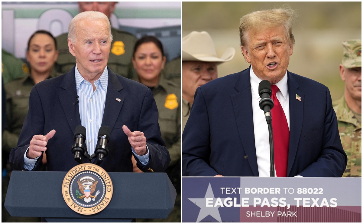 Biden y Trump, en un duelo de visitas a la frontera de Estados Unidos con México