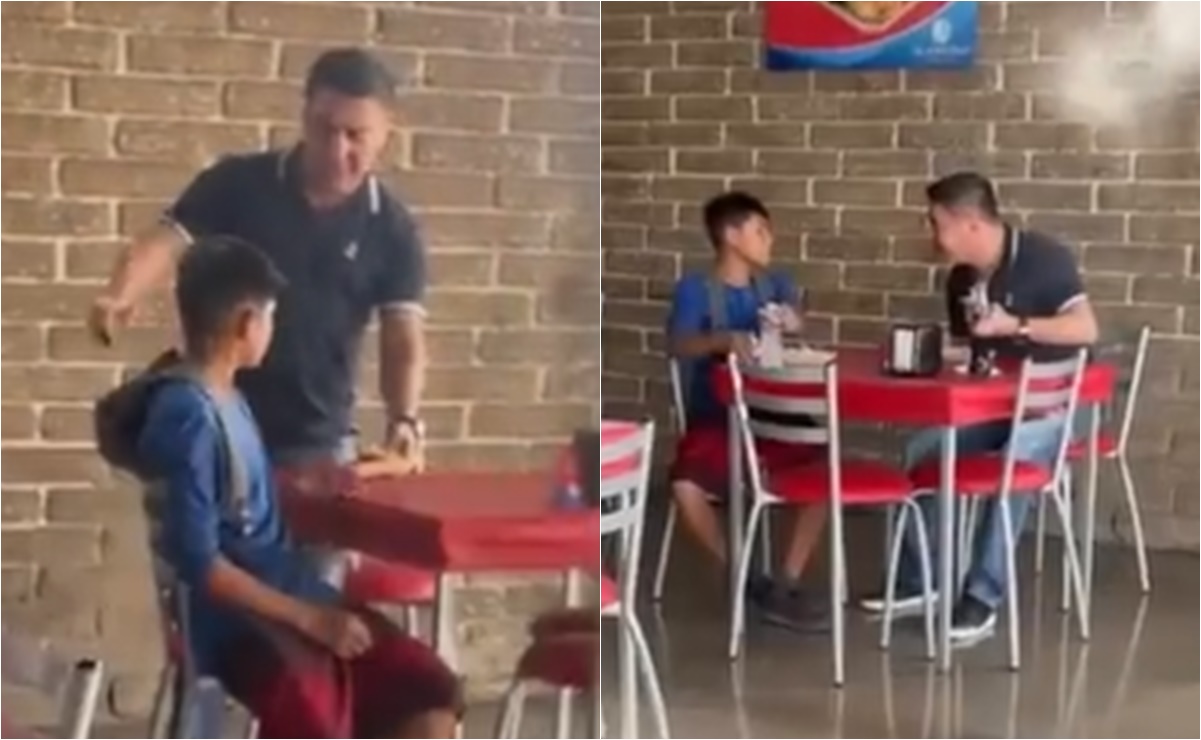 ‘El Travieso’ Arce le invita unos tacos a niño que le pidió un peso para comer