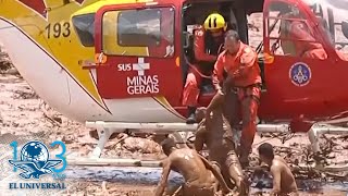 Rescatan a personas arrastradas por avalancha de lodo en Brasil