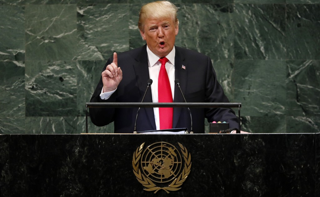 Trump presume logros de su administración ante la ONU y se ríen de él