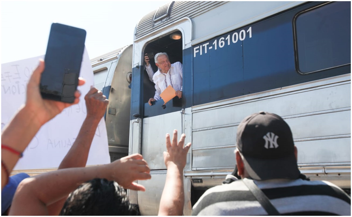 ¡Salsita de chicatana con mezcal! Este es el menú en el Tren Interoceánico en su recorrido inaugural 