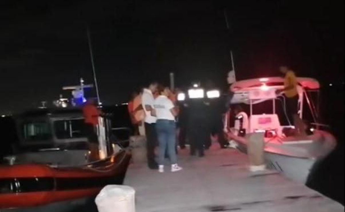 Reportan 4 muertos tras hundimiento de embarcación en Isla Mujeres; entre ellos un niño