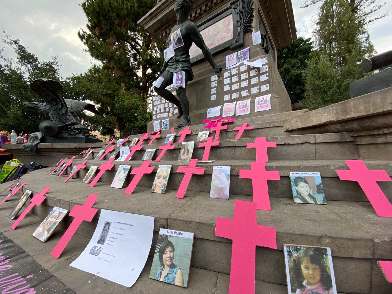 Querétaro se sumó este miércoles a las protestas contra la violencia de género 