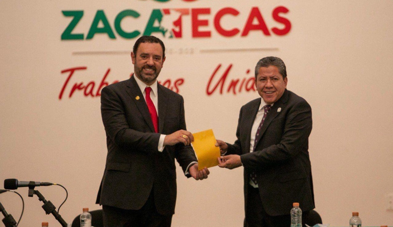 Recibe David Monreal Ávila mando de la administración pública estatal en Zacatecas 