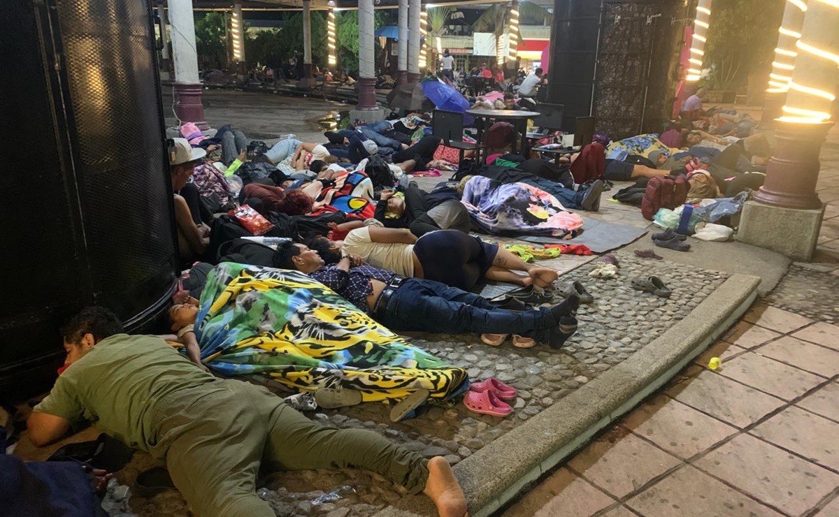 Nueva caravana de migrantes parte de Tapachula, Chiapas