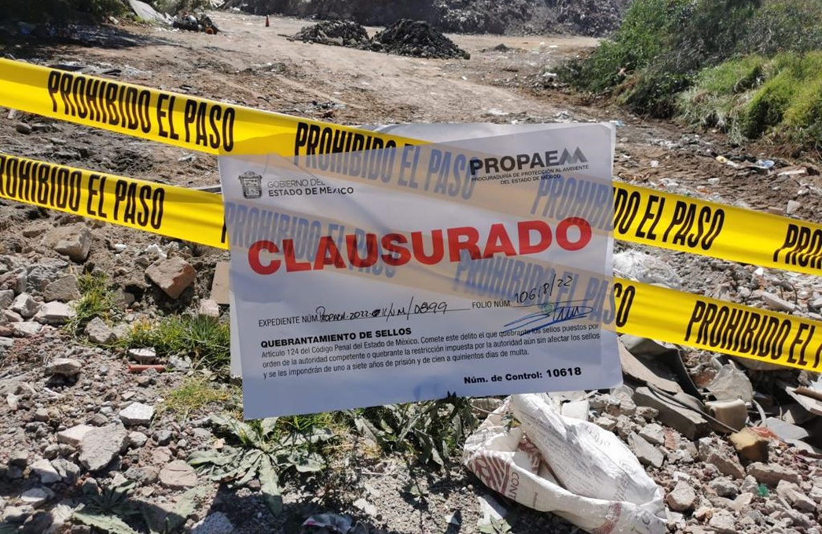 Tras muerte de 2 trabajadores, clausuran de forma definitiva el relleno sanitario de Santiago Tepatlaxco