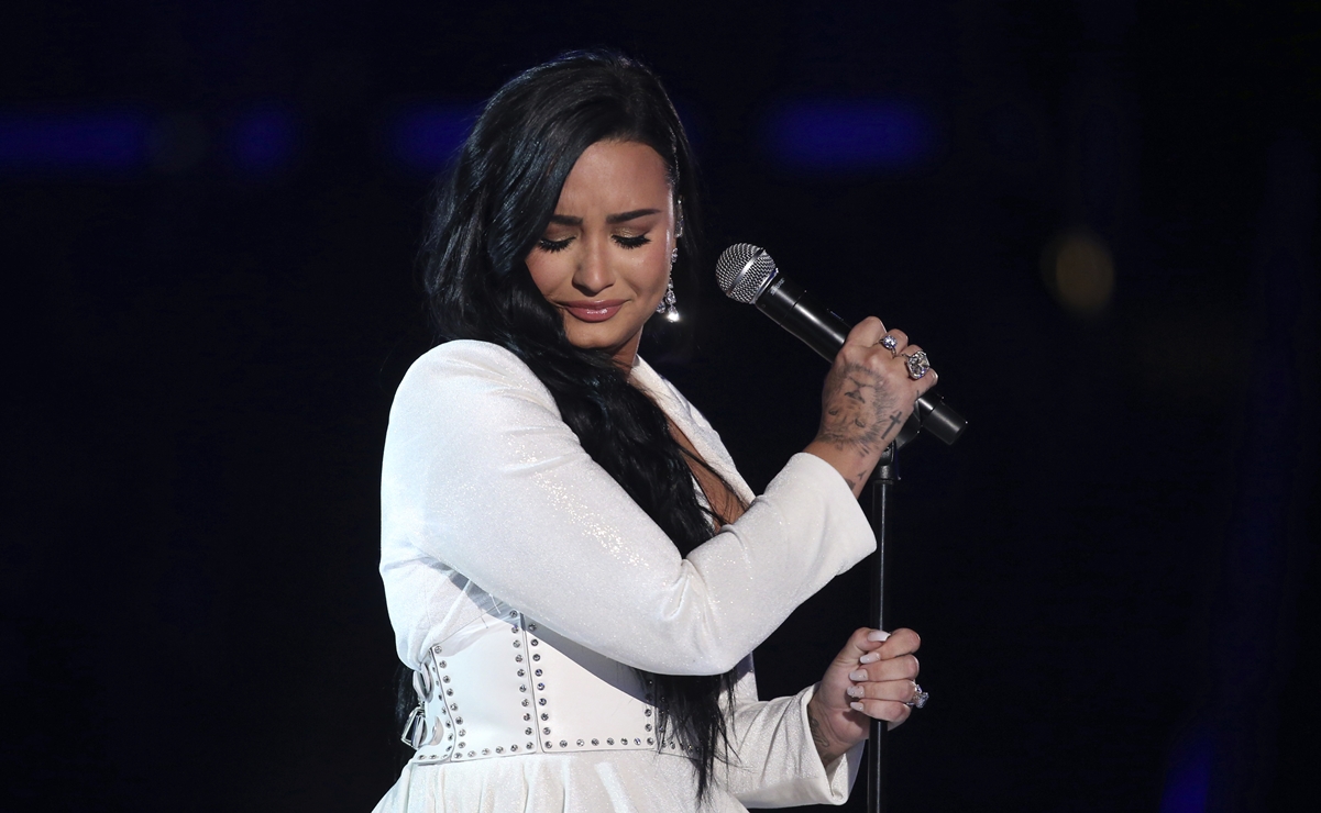 Demi Lovato se quiebra en los premios Grammy