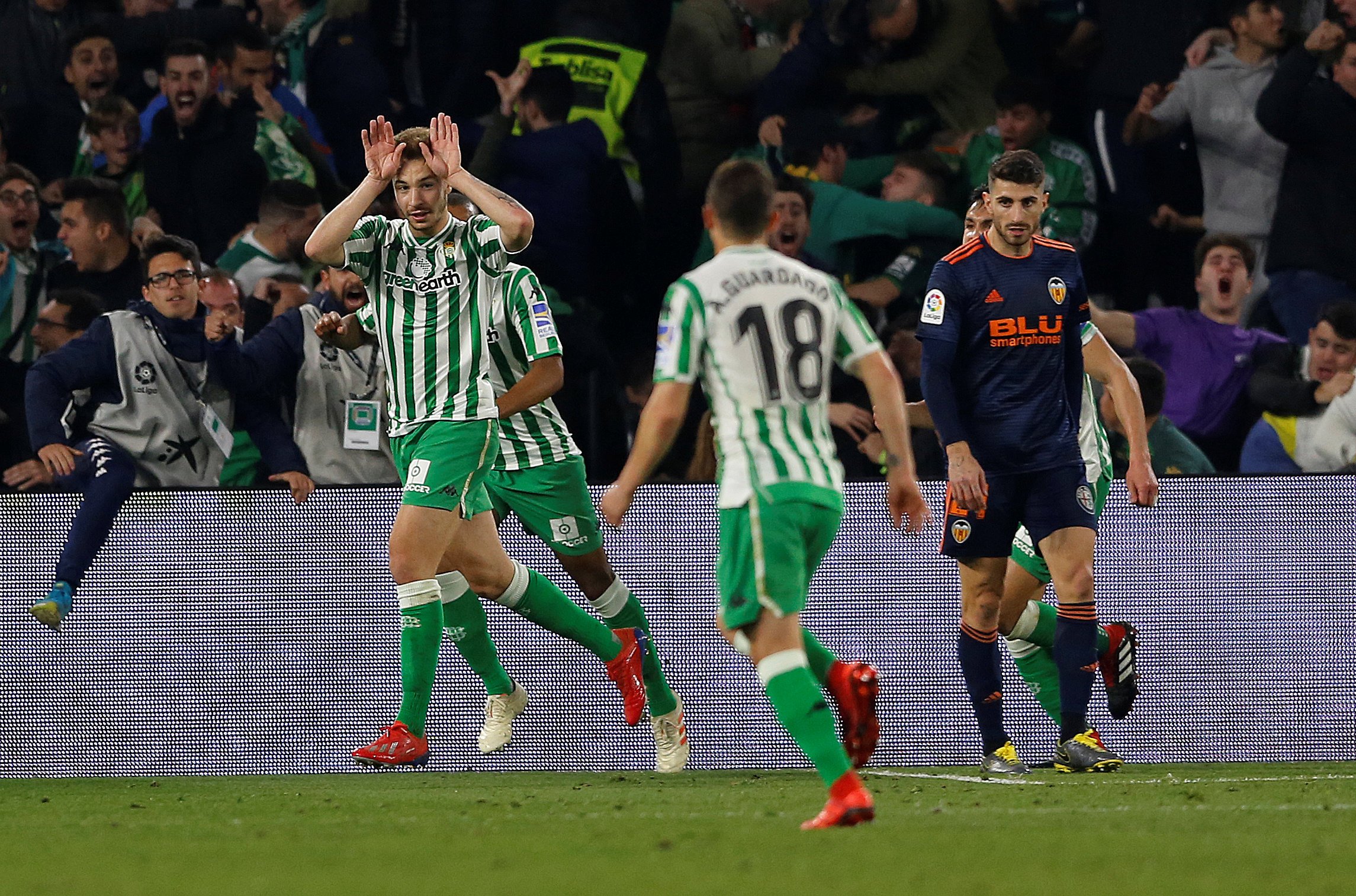 Real Betis empata con el Valencia en la ida de la semifinales de Copa del Rey