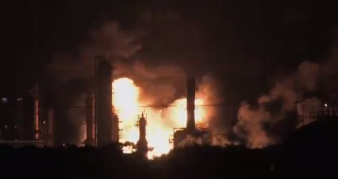 Video. Así fue la explosión e incendio de una refinería de Filadelfia