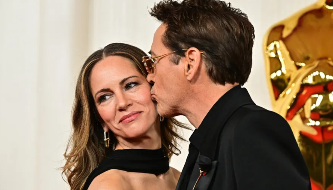 Esposa de Robert Downey Jr., rechaza versión de que ella lo salvó: “Nunca sería quien soy sin él”