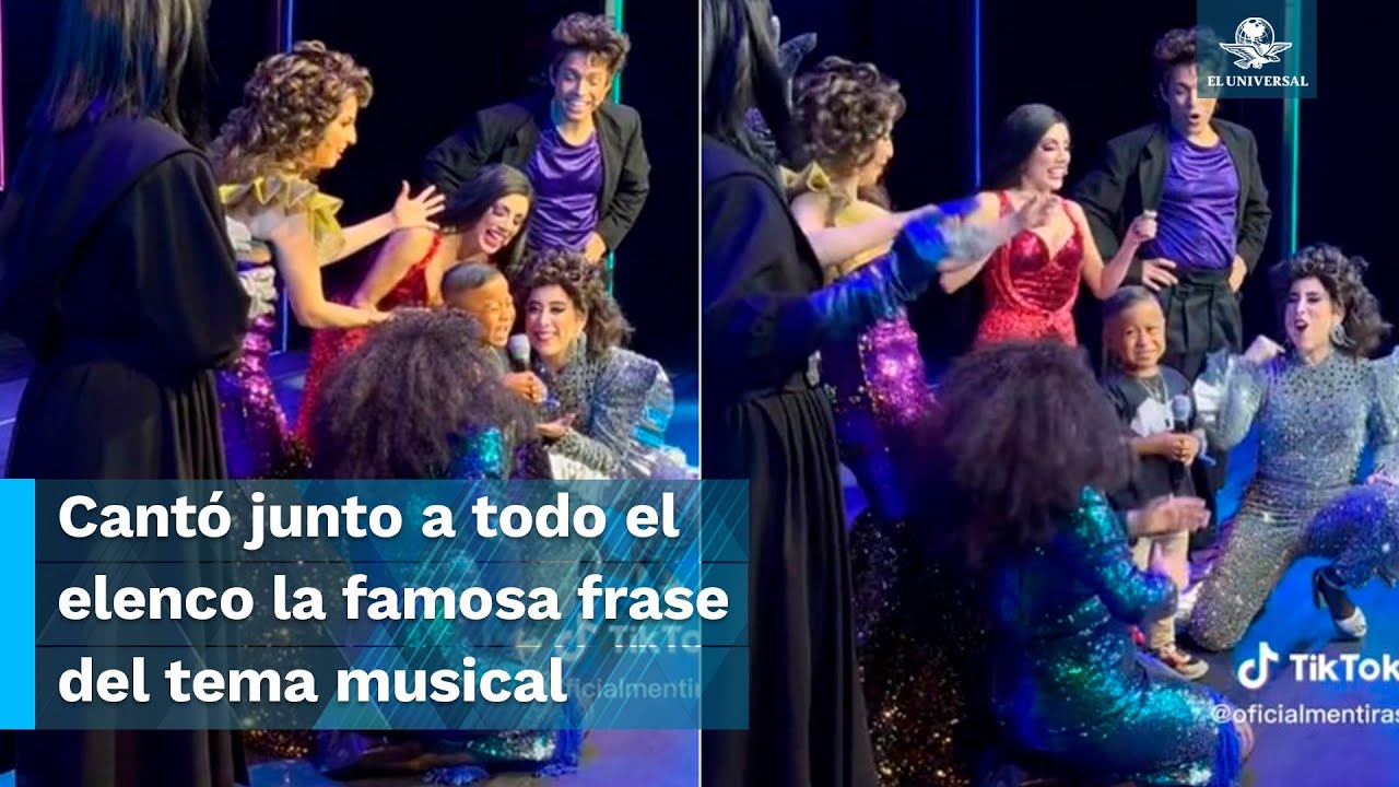 Chucho, niño viral por cantar con Amanda Miguel, participa en “Mentiras El Musical”