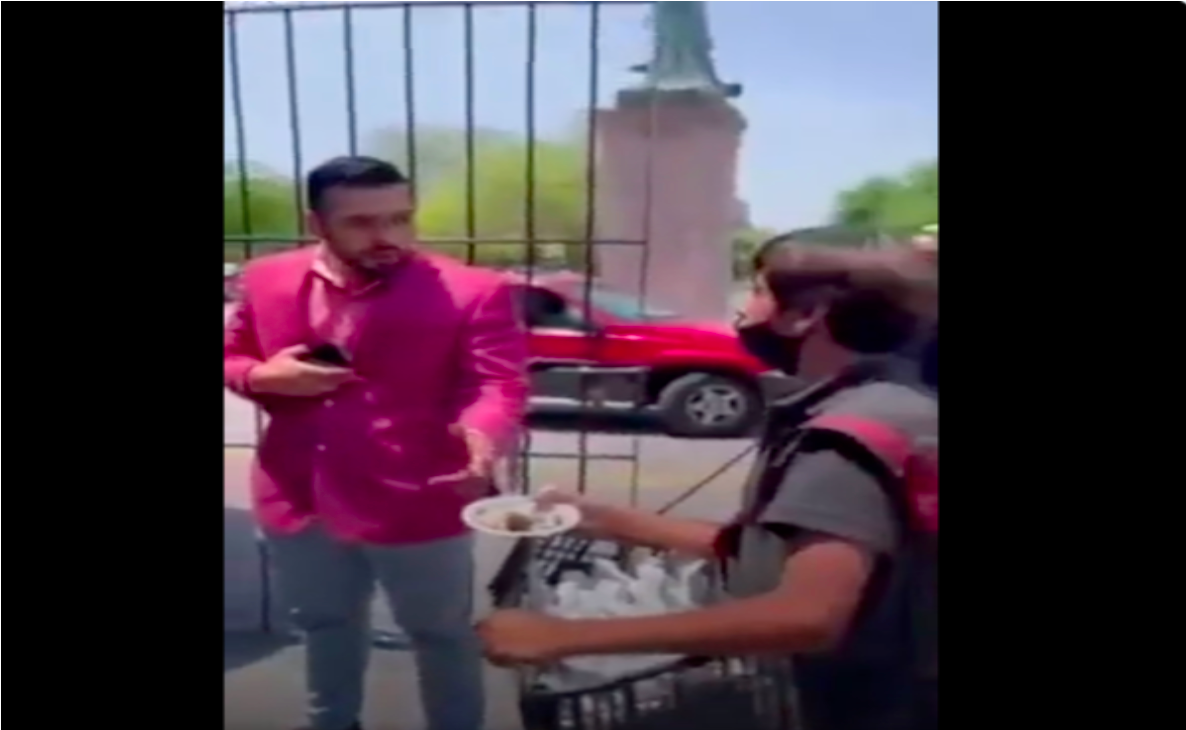 Video. Denuncian presunta agresión de municipales a un vendedor ambulante en Querétaro 