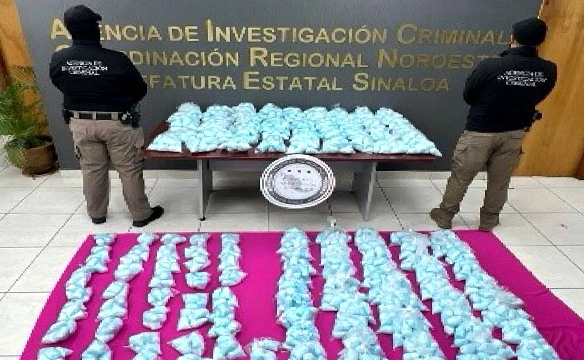 Vinculan a proceso a sujeto que viajaba con millón y medio de pastillas de fentanilo en Sinaloa
