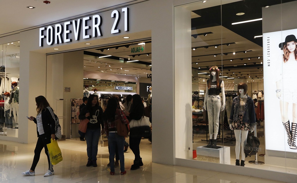 Forever 21 planea declararse en bancarrota este domingo 15 de septiembre 