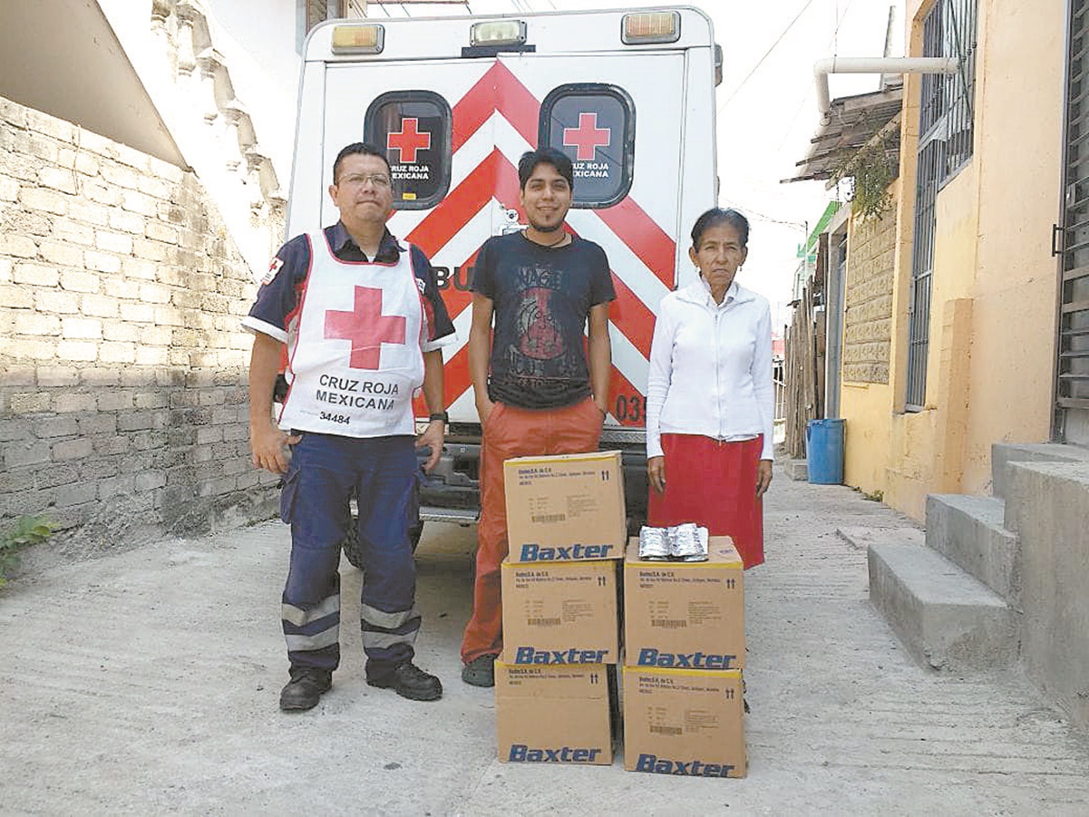 Cruz Roja. Auxilio urgente para socorristas