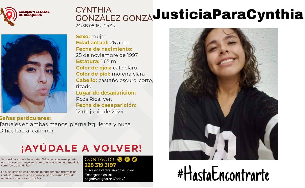 Cynthia González, estudiante de la Universidad Veracruzana, lleva un mes desaparecida