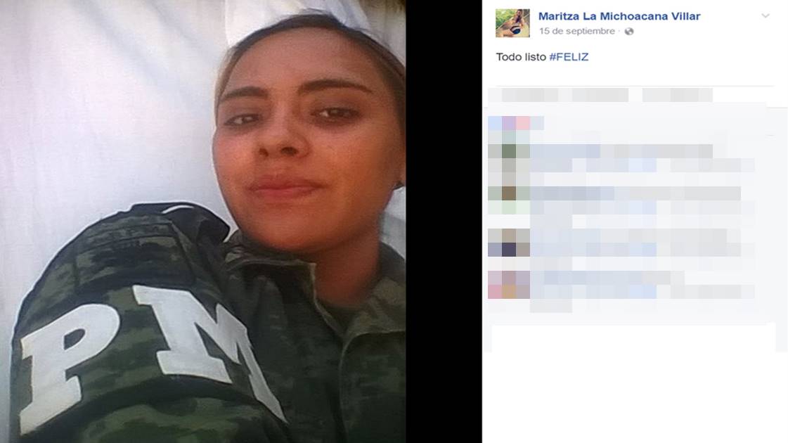 Ex conductora asesinada en Michoacán presumía fotos con uniforme militar