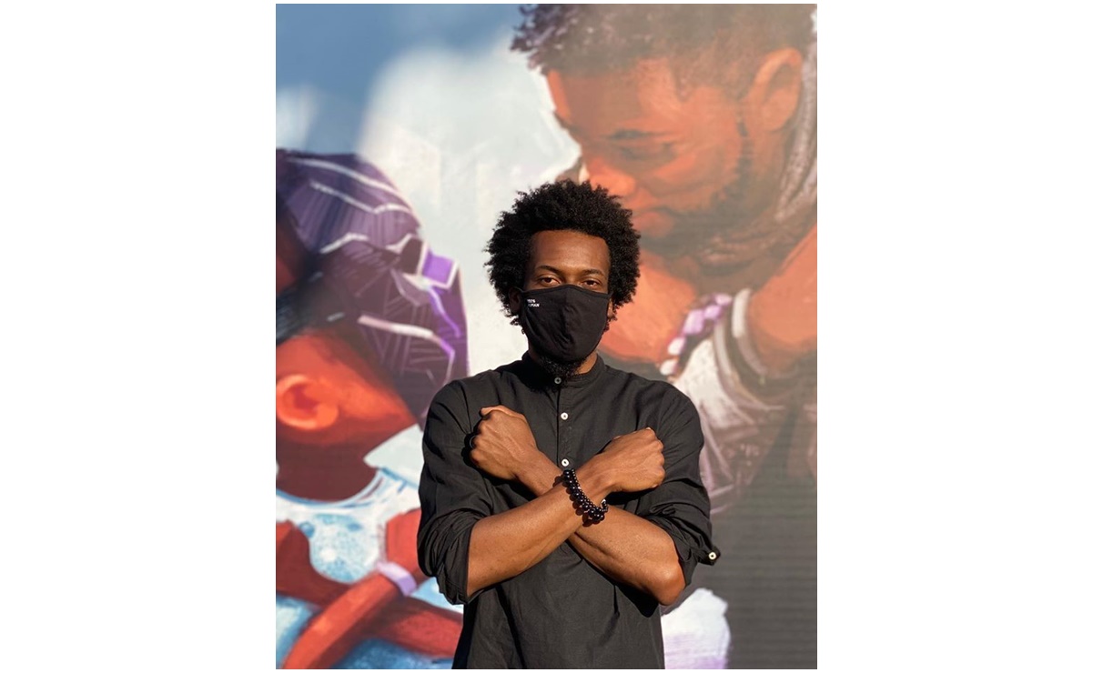 Disney dedica un emotivo mural a "Black Panther" 