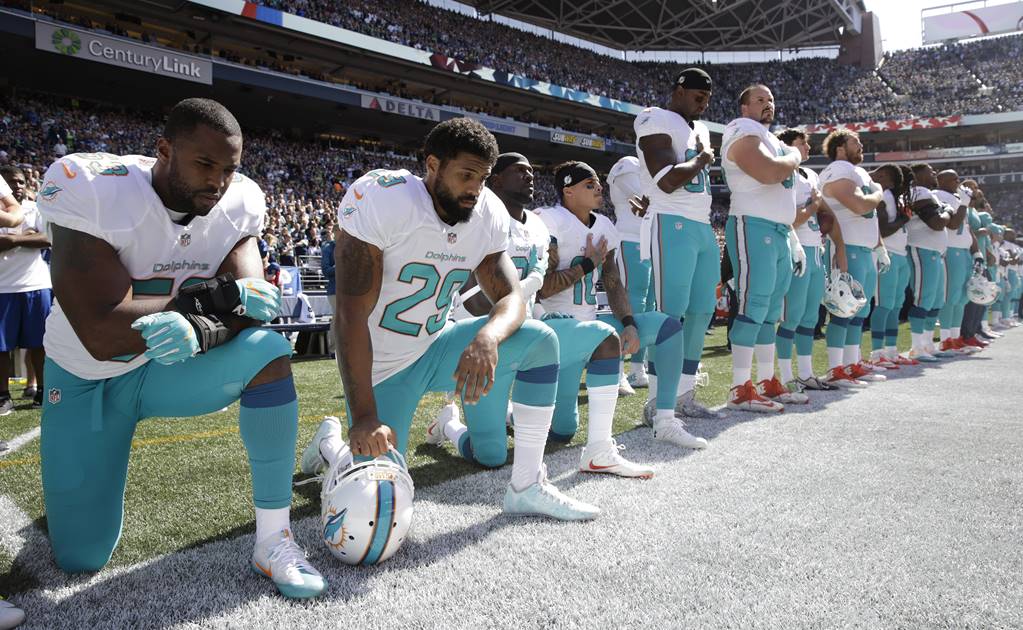 Tensión racial en EU se evidencia en protestas de jugadores de NFL