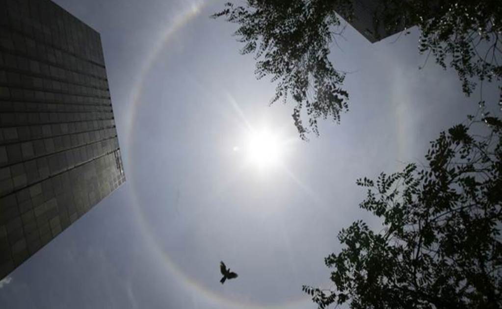 Halo solar vuelve a maravillar a capitalinos en el mes