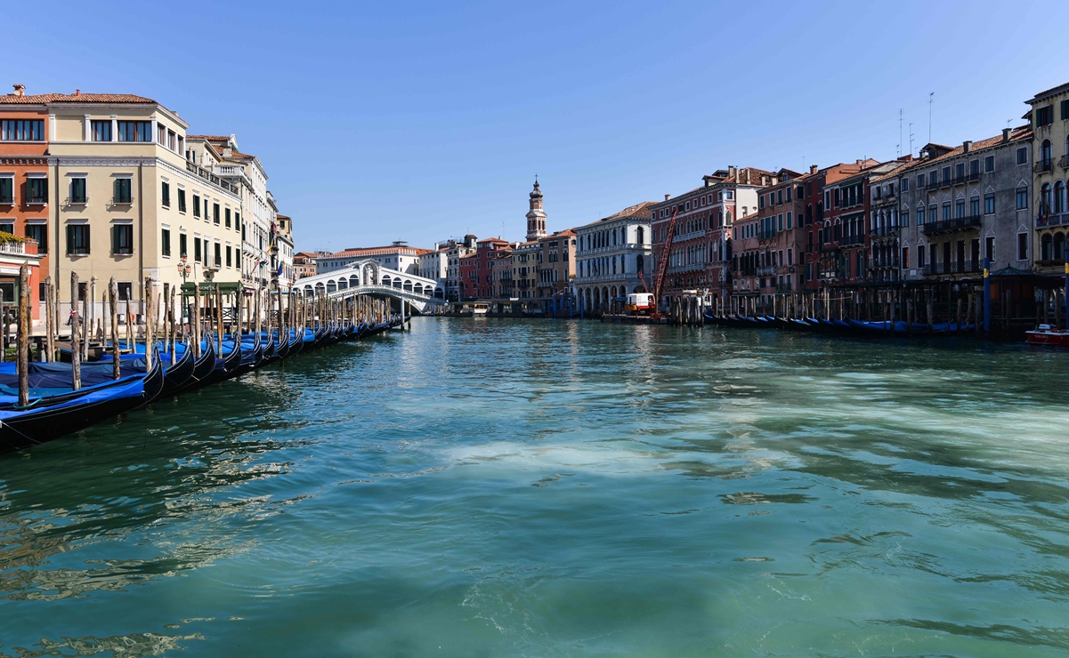 Coronavirus: Sorprenden aguas claras de Venecia