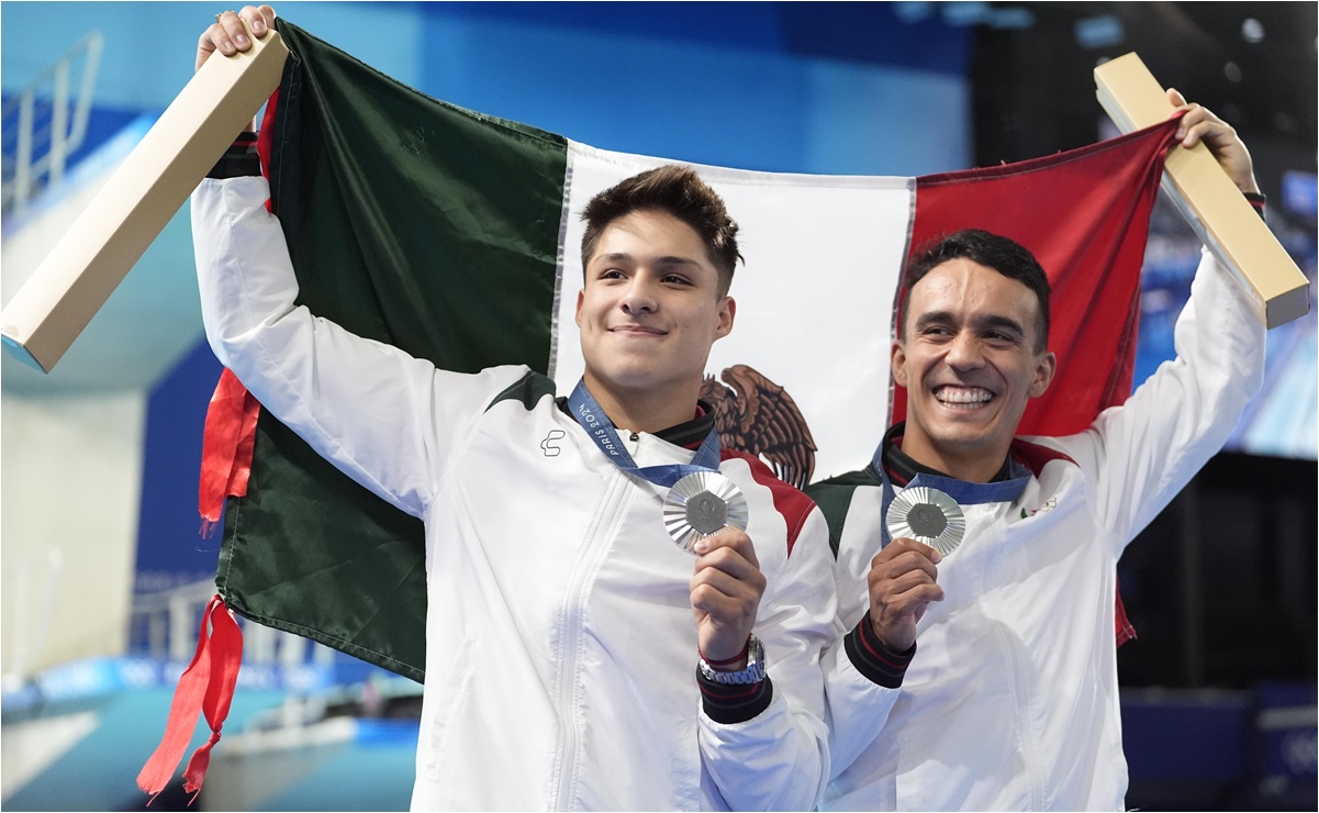 Así va México en el medallero de París 2024, luego de la plata conseguida en clavados