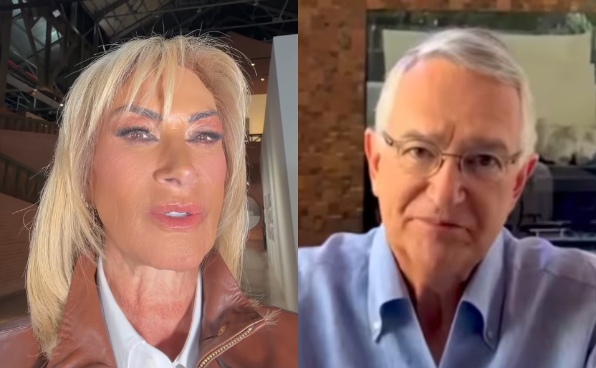 Ricardo Salinas desata polémica con Adela Micha tras cuestionar la paridad de género: “¿Escoger por genitales?”. Foto: Instagram @ricardosalinas / @adelamicha