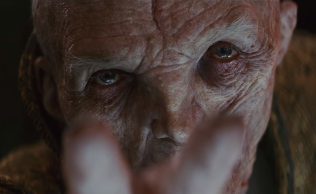 Andy Serkis revela tortura a Snoke antes de "Los últimos Jedi"