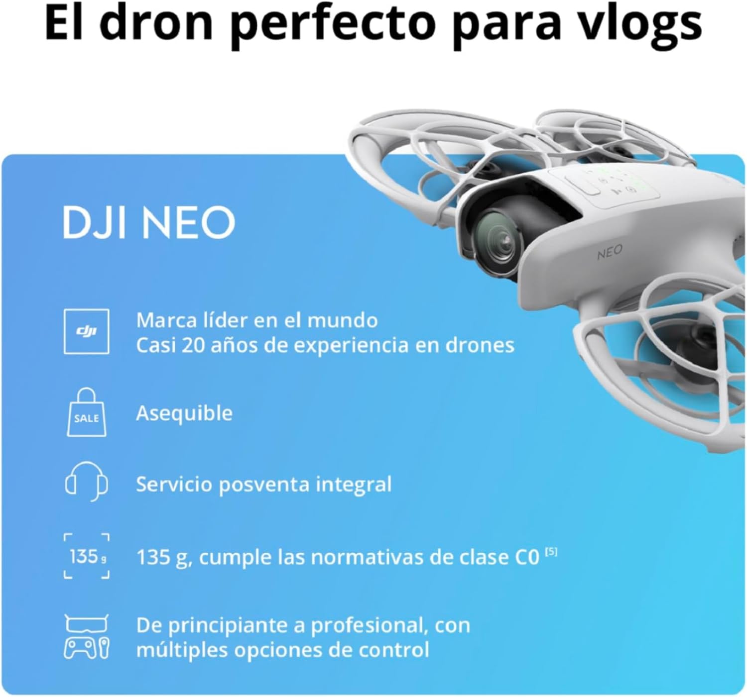 DJI Neo, dron mini con cámara 4K UHD - Foto 4