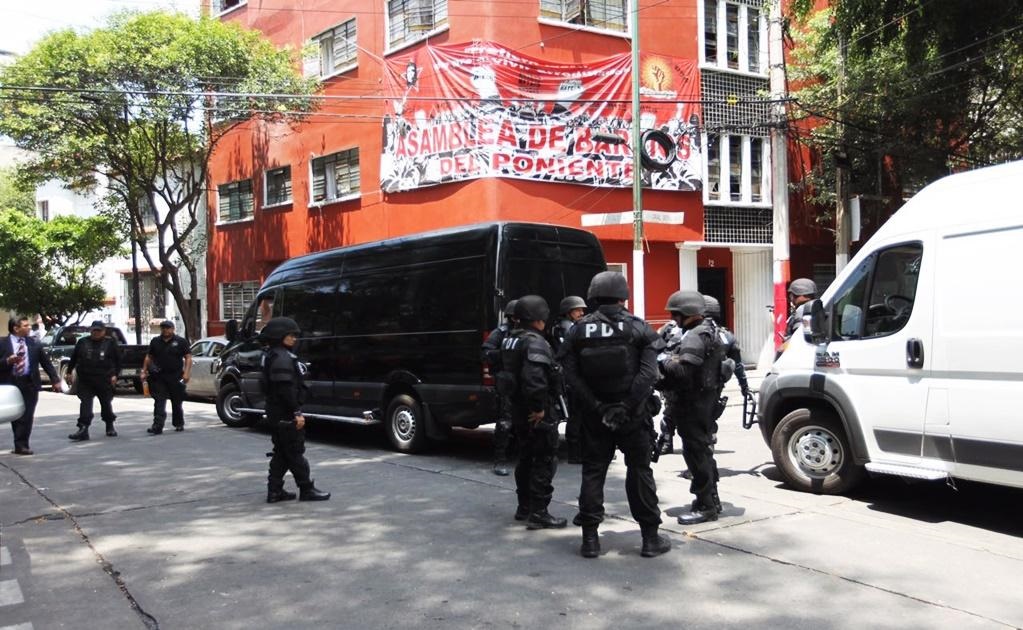 Police raid building in Condesa neighborhood  