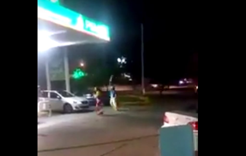 Payasos atemorizan en una gasolinera de Culiacán
