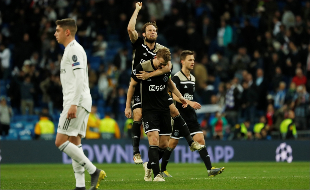 Acciones del Ajax incrementaron tras eliminar el Real Madrid
