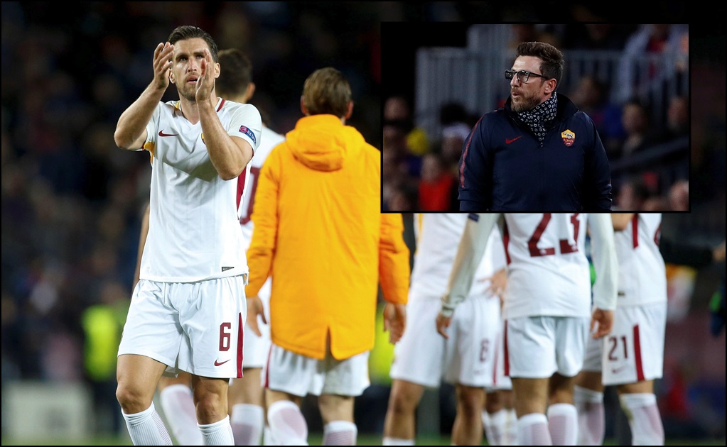 Entrenador de la Roma se queja de la "ingenuidad" de sus jugadores