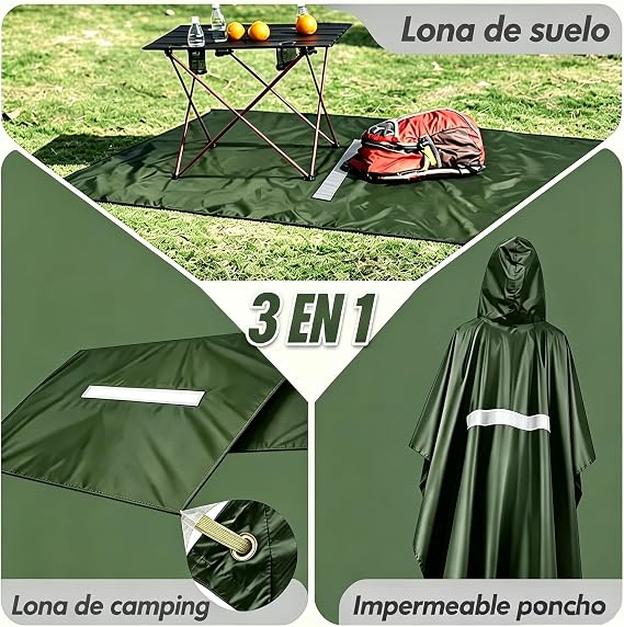 Poncho de Lluvia Impermeable - Foto 5