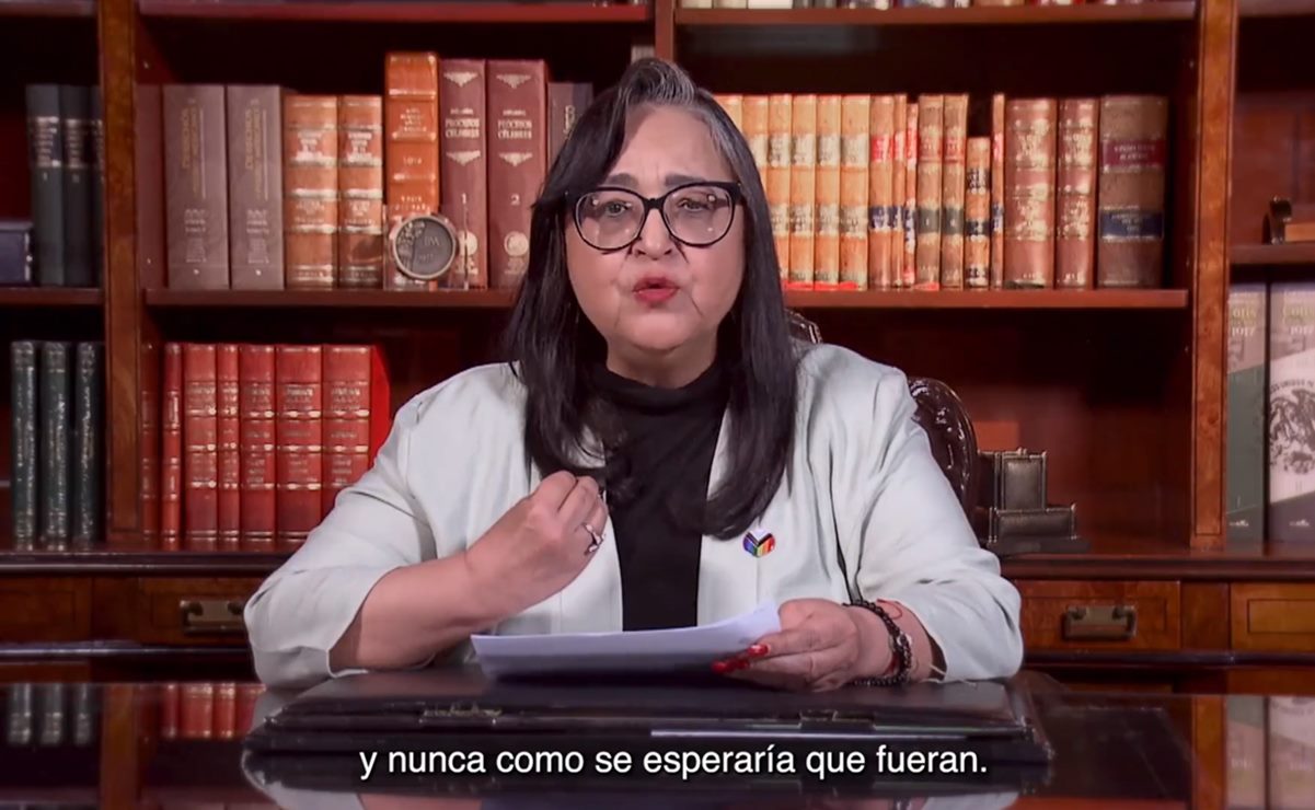 Norma Piña llama a poner un alto infranqueable a las injusticias y violencias contra la población LGBT+ 