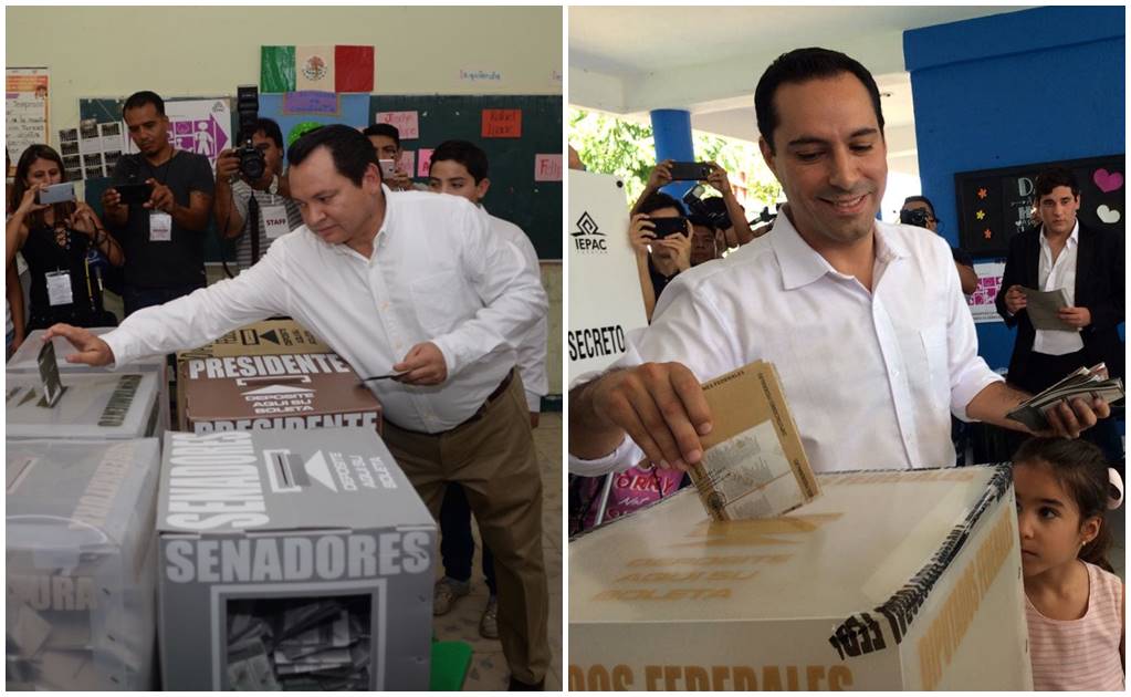 Así votaron los candidatos en Yucatán